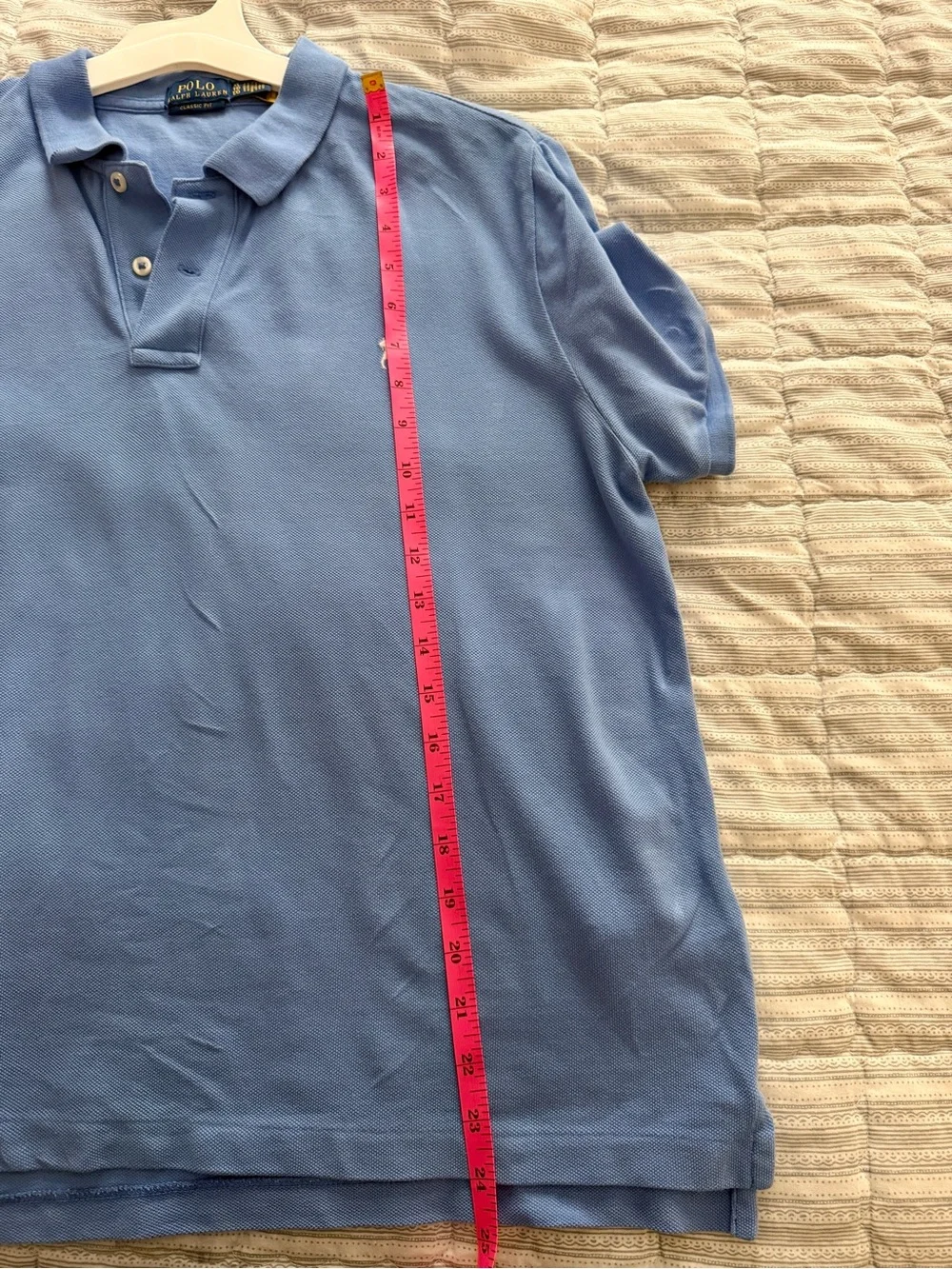 POLO RALPH LAUREN Classic Fit Short Sleeve Polo Shirt Men’s Size XL Blue Casual